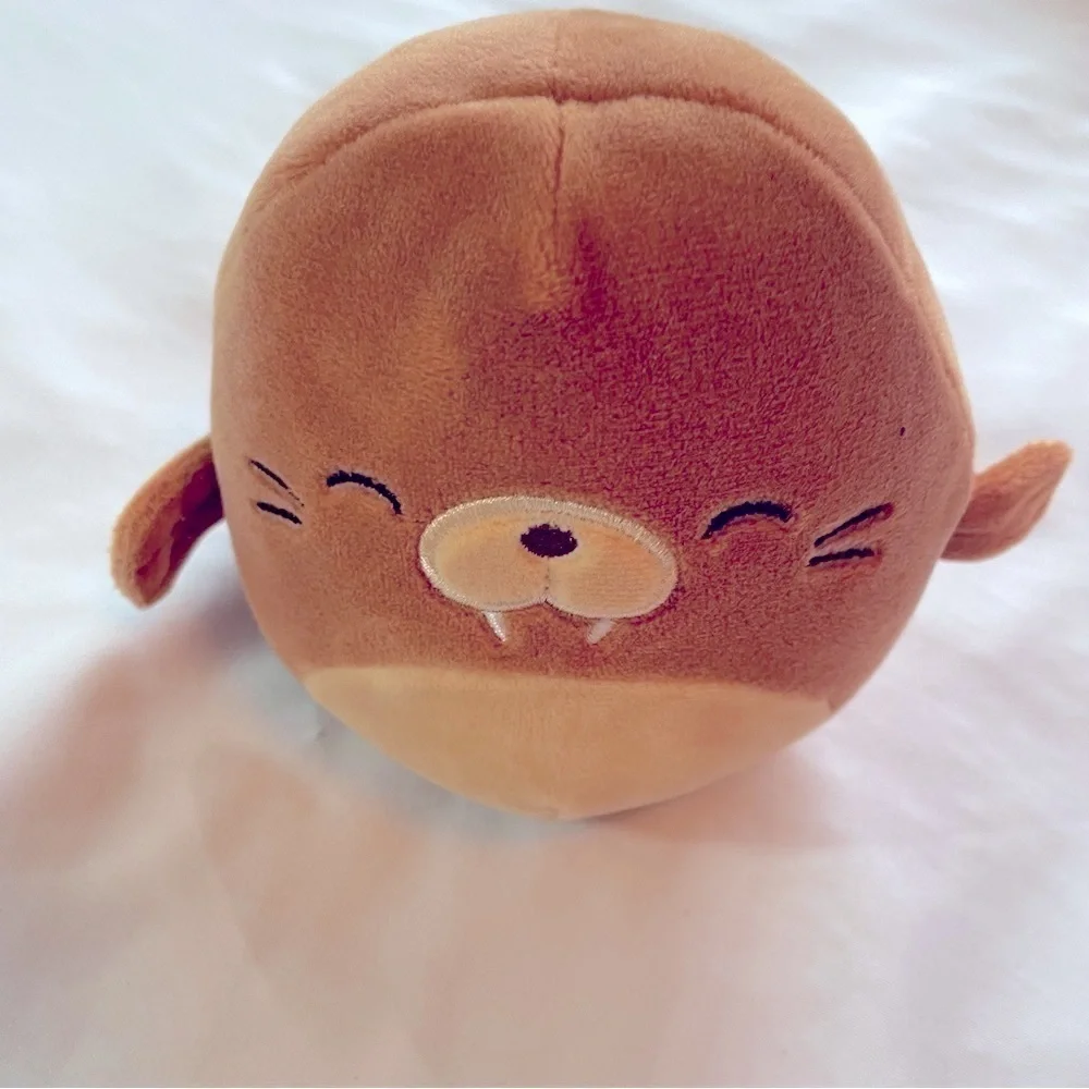 5” Squishmallow Bruce the Walrus  Kellytoy Marshmallow Plush Walrus